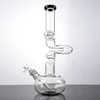 Unika stora vattenpipa glas bong höga glas vattenrör 18 mm kvinnlig fog med skål diffus downstem bäger bongs 5mm thinck olje dabb riggar