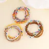 6pcs/set Fashion Multilayer Small Beads Bracelets & Bangles Set Pulseras Mujer Colorful Bohemia Bracelets for Women Gift