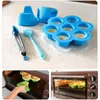 7 Holes Ice Cream Pops Mold Silicone Tray Lolly Food Supplement Box Fruit Shake Accessories 220617