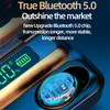 Smiley Tws Wireless Blutooth 5.0 наушники наушники Hifi 3D Stereo Sound Music Внедовые наушники Touch Sports Sports для Android iOS Dropship