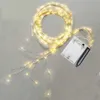 100 LED Waterfall Vine Tree String Lights Battery Fairy For Holiday Christmas Gazebo Bakgrund Garland Decoration Y201020