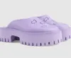 6329 pantofole sandalo da donna con tacco medio in gelatina di design, realizzate con materiali trasparenti, pantofole da donna alla moda, sexy e adorabili, da spiaggia soleggiate