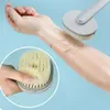 Long handle Bath Brush Soft Hair Exfoliating Cleaning Body Rubbing Back Brushs Massager Shower SPA Foam Bath Accessories