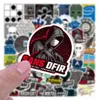 50pcs Cool Programmer Hacker Network Lable Graffiti Stickers Decals For Laptop DIY Notebook Skateboard Mobile Phone Computer Case1188052