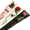 Opakowanie prezentów 100pcs przenośna torba kwiatowa pojedyncza róża bukiet papierowe torby papierowe pudełka na kwiaty