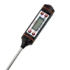 Rostfritt stål BBQ Kötttermometer Kök Digital matlagning Food Probe Hangable Electronic Barbecue Hushållens temperaturdetektorverktyg