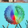 10 INCH Blank Sublimation Wind Spinner Decoration Metal Painting Metal Ornament Double Sides Sublimated Blanks DIY Christmas Party Gifts Halloween C0810G3