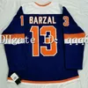 Q888 Mathew Barzal Hockey Jersey Adam Pelech Anders Lee Zdeno Chara Josh Bailey Oliver Wahlstrom Anthony Beauvillier Kyle Palmieri Zach Paris