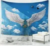 天使の翼タペストリーボヘミアンハウスホームデコレーションウォールラグフォトルームハンギングJ220804