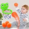 Bath Bath Toys Cup de Tiro de Batedor de Basquete Com 3 banheira de banheira Bathtub Toy Kid Jogo Game Game Toy for Children 220531