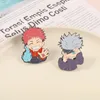 Japanska anime -ikoner manga jujutsu kaisen emalj lapel stift badge stift hattar ryggsäck dekoration smycken tillbehör gåvor anime6535829