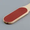 Doppelseitige ovale Holzfußdatei Schleiffußplatte Anti-Dead-Haut Kallus Zehennagel Werkzeug Bimper