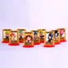 9pcs Anime Keychain OnePiece Pirate King Monkey D Luffy Ace Chopper Cartoon Figures Acrylic Pendant Bag Accessory