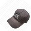 Brev Broderied Ball Caps for Woman Man Unisex Designer Baseball Hat Dome Wave Justerbar Cap Girl Ball Hattar