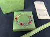 Bracelets de grife de grife joias femininas Vintage Double Letter Bracelet Moda Acessórios de Luxúria Presentes Para Lady 224086RL328L