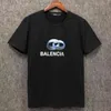 Projektant Balanciagas T Shirt Vintage Ogabrywa Luxe Fashion Men Men Millers Koszulki Modne Tshirty z literami Casual Summer BA296G