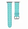 Fashion G Designer Luxe Letter Watchbands Strap voor Apple 42 mm 38 mm 40 mm 44 mm 45 mm Iwatch 2 3 4 5 Watch Bands Lederen armbandstrepen Watchband