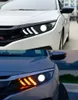 Car Light For Civic X 20 16-2021 10th LED Auto Headlight Assembly Upgrade Mustang Design Start Animation Dynamic Lamp Accessories