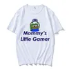 Mommy S Little Gamer Shirt Мужская футболка Новинка Футболка с коротким рукавом и круглым вырезом Большие футболки 100% Хлопковая одежда 220610