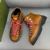 A1 Fashion men boots designer mens womens leather shoes top quality Ankle winter boot for cowboy yellow red blue black pink hiking work 38-45