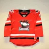 C2604 MitNess Charlotte Checkers Hockey Jersey AHL Custom Women Youth Cole Schwindt Logan Hutsko Alexander True Kole Lind Zac Dalpe Connor Carrick Cale