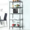 Changeable Assembly Floor Standing Carbon Steel Storage Rack Black295W