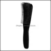 Hair Brushes Care Styling Tools Products Detangling Brush For Natural Hair Der Afro America 3A To 4C Kinky Wavy Curly Coily Wet/Dry Dro