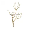 Party Decoration Artificial Soft Glue Home Natural Conch Shell Coral Branch Branches Simation Twigs Plant Flower Arrangement Crafts Drop Del