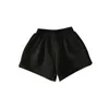 XFPV Space Cotton Shorts Women's White Spring Autumn Wear Casual Versatile Loose Black Wide Leg Female HYF001 220427