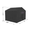 Party Activities Giant Black Portable Disco Mobile Inflatable Nightclub Party Tent