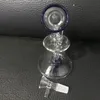 1st Blue Hookah 7inch Glass Beaker Bong Water Pipe med 14 mm glasskål för rökning