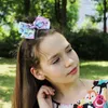 ncmama 6pcs/lot siwa print bukknot hair bows for girls princess ribbon hairgrips jojo bows hair clip