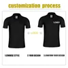 Mens Polo Shirts Custom Solid Color Short Sleeve Lapel Top Advertising Cultural Shirt Team Personal Brand Design Shirts 220608