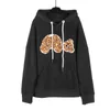 Heren Hoodies Sweatshirts Heren Palmen Designer Hoodie Flocking Leopard Print handdoek Borduurwerk Guillotine Bear Hoody Men Hoeken vrouwen truien kap