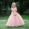 Flower Girls Dress for Wedding Children Princess Evening Party Pageant Long Gown Dresses for Baby Kids Formal Clothes