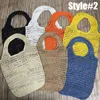2Styles Fashion Mesh Hollow Wesiv Fives Facs for Summer Straw Tote Bag Bag247O