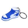 14 couleurs Designer Mini 3D Sneaker Porte-clés Hommes Femmes Enfants Porte-clés Cadeau Chaussures Porte-clés Sac À Main Chaîne De Basket-Ball Porte-clés Silicon4922026