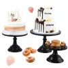 Other Bakeware Round Cake Stand Pedestal Dessert Holder Metal Iron Cakes Rack Base Wedding Party Birthday Cupcake Home DecorationsOther