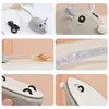Smart Sensing Mouse Cat Toys Interactive Electric Stuffed Toy Cat Teaser Self-Playing USB Charging Kitten Mice Toys for Cats Pet 220510