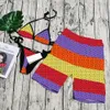 Paar Hooneymoon Seaside Bademode Herren Badehose Damen Schnür-Bikini-Set Brief Mehrfarbig Elastisch Badeanzug Strandhose für den Urlaub