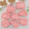 car cookie transportation cutter cloud with biscuit Confectionery fondant pastry cake tools Mold for baking kitchen accessories 220601