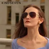 Kingseven Trend Quality Ally Ally's Sunglasses Polaris Sun Glasses Femme Pilot Miroir Eyewear D Sol 220511