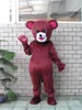 Halloween Pink Teddy Bear Mascot Costume Tecknad karaktärdutik