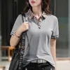 ファッションレディースTシャツ女性ティーカシックコットンシャツ快適なTシャツ半袖シャツ夏因果トップスサイズS-2xl