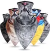 3D Animal print cool masks for men women Motorcycle bike cycling half face mask scarf outdoor sport hiking paintball masks