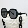 Homens e mulheres populares famosos marca de luxo designer de luxo Óculos de sol 0772s Grande moldura Fotos de praia ao ar livre da moda Primeira escolha com caixa original