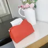 Fashion Leather Tissues Box Luxury Designer Tissue Boxes Classic Brand High Quality Home Table Decoration Kitchen Dining Decor NAP6706849