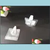 Packing Bags Office School Business Industrial 50Ml Clear Plastic Stand Up Pouch With Top Spout Doypack Bever Dh5X0