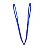 2pcs/set DIY Accessories Aluminum Bent Tip Tapestry Darning Knitting Needles Needlework Crafts Sewing Big Eye Bent Needle