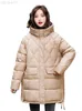 Loue Cotton Coat Women Women Khaki Moda Parkas 2022 Inverno Novo Pão casual Roupas de manga longa Prawtring Outwear L220730